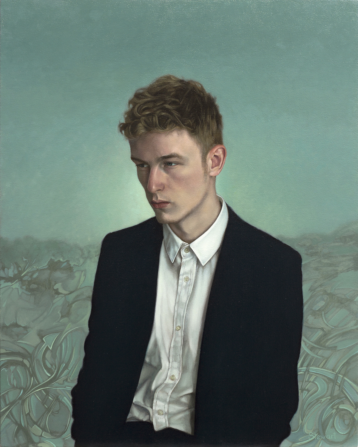 Dylan, oil on canvas, 16x20 inches, NA