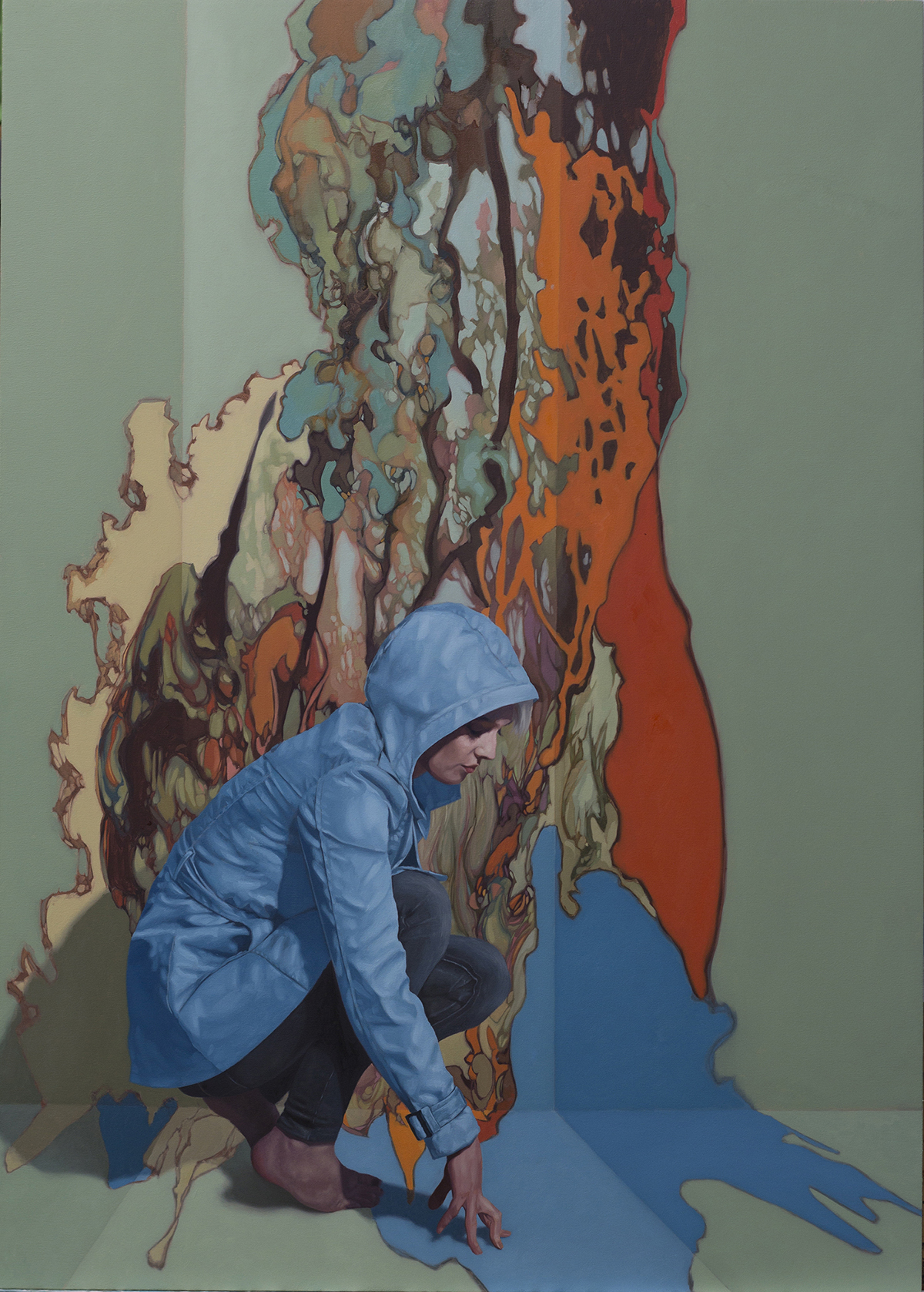 Full Circle, oil on canvas, 32x42 inches, SOLD